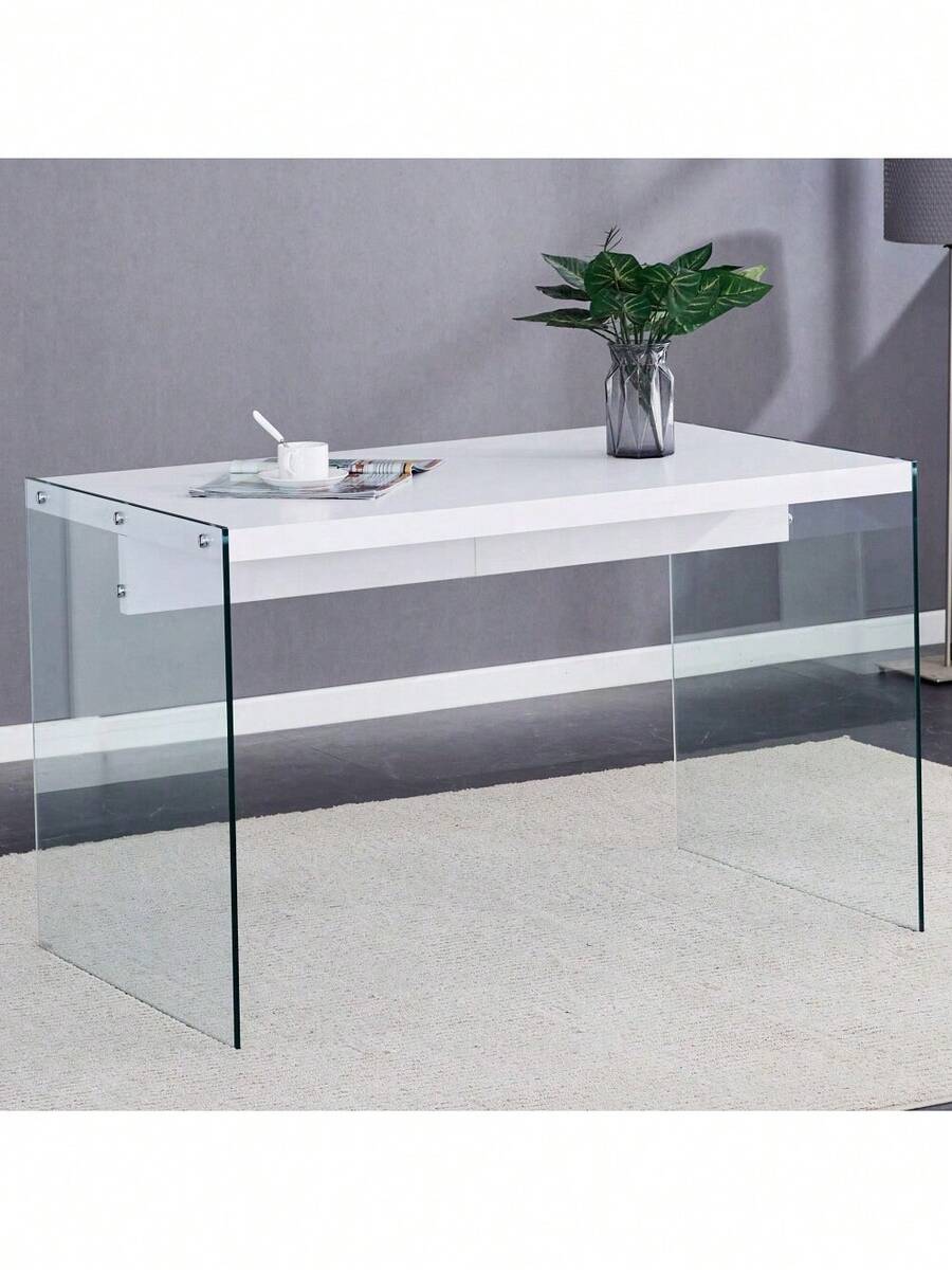 The Top Of The Coffee Table Is Made Of MDF And White Stickers, And The