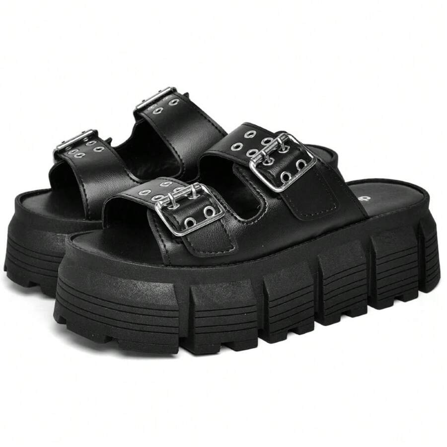 DUBUY 2072FG Women's Flip Flop Sandal - 黑色 - 查看 1