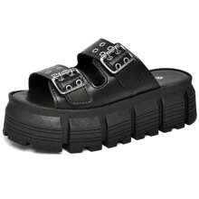 DUBUY 2072FG Women's Flip Flop Sandal - 黑色 - 查看 3