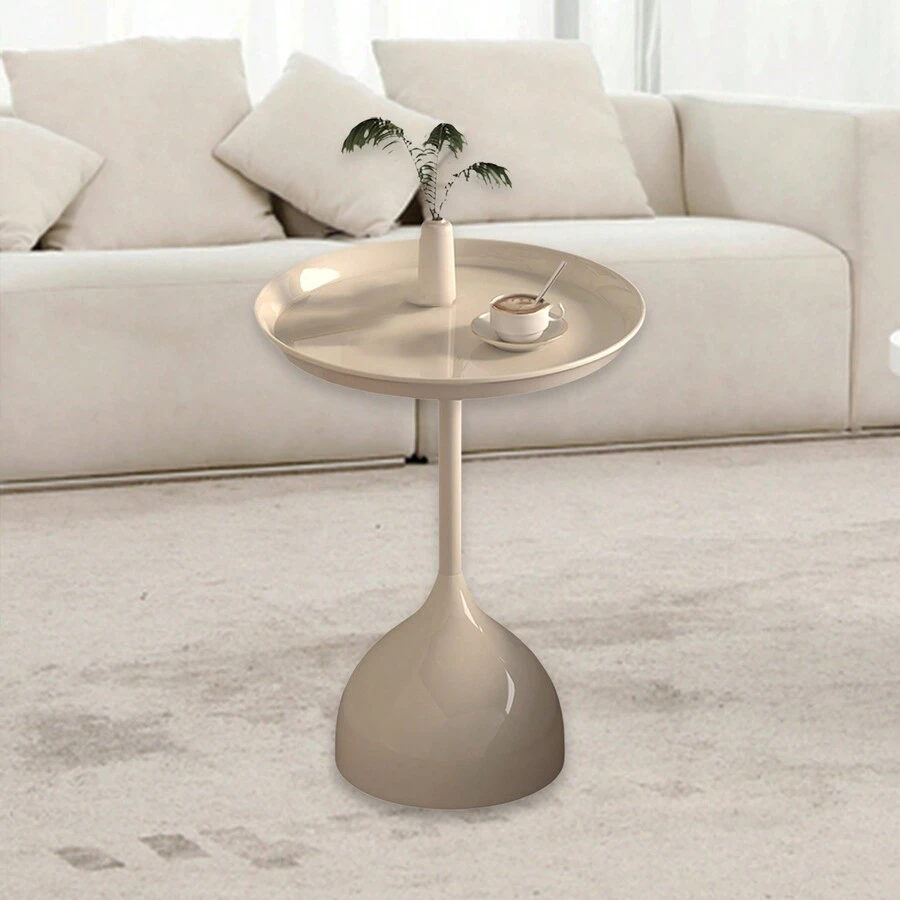 1pc 40*60cm Warm White (HighEnd) Fashion Iron Art Side Table, Mobile