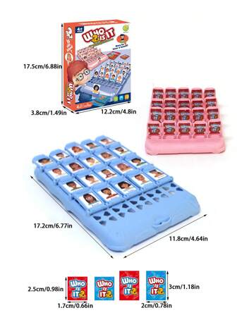 Who Is It Classic Board Games Interactive Memory Kids Funny Family Guessing Montessori Anti-Stress Children Educational Toy Gift.Logical Reasoning Toys Who Is It Family Party Board Game Intellectual Playing Educational Toy Who Am I Game.,Ludo Game,Children Games,Toddler Toys,Boys Toys Age 7,Toddlers Toys,Games For Teens,Games,Toys For Boys,Kids Toys,Toys And Games,Prank Toys,Fidget