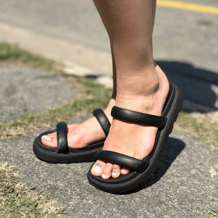 Vizzano Two Straps Rhinestones Vizzano Elegant Comfortable - 黑色 - 查看 1