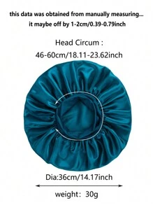 1 chiếc mũ ngủ bằng satin co giãn dành cho nam, vành rộng, thoải mái, phù hợp cho việc tạo kiểu tóc và chăm sóc tóc hàng ngày. - Nhiều màu - Xem 8