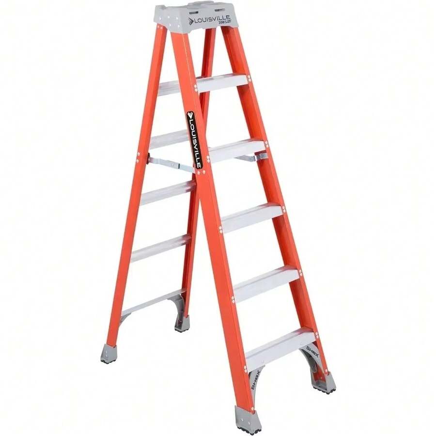 Louisville Ladder 6Foot Fiberglass Step Ladder, 300Pound Capacity