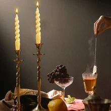 1 hộp 2 nến xoắn ốc nhiều màu (Trắng, Đen, Đỏ, Vàng, Nâu, Cam, Tím, Hồng, Xanh nhạt). Mỗi ngọn nến cháy trong 8 giờ, Không có mùi thơm, Không nhỏ giọt. Nến xoắn ốc thon cho tiệc tối, tụ họp, đám cưới, trang trí bàn. Sinh nhật, Giáng sinh, Năm mới, Quà tặng sáng tạo., Trang trí phòng, Quà tặng - Nhiều màu - Xem 5