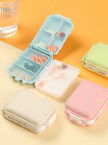 Portable Pill Box For Travel Moisture Proof Pill Organizer Reusable Pill Case For Men And Women Medicine Planner Daily Pocket Case To Hold Vitamin Medicine Medication And Supplement Home Travel Essential Accessories For Outdoor Office Back To School Camping Medical Emergency Bag Pill Container Medicine Box Medicine Organizer Medicine Storage