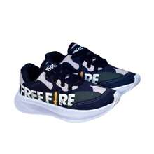 Children's Tennis Shoes For Boys And Girls Sonic Avengers Free Fire Paw Patrol School Tours - Đen và trắng - Xem 1