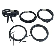1 chiếc vòng tay cao su thủ công mới theo phong cách Gothic dành cho nam, món quà độc đáo cho Giáng sinh, năm mới, ngày lễ tình nhân, ngày lễ - màu đen - Xem 12