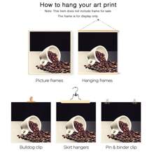 4pcs/Set Kitchen Wall Art Coffee Beans Coffee Cup Canvas Print Wall Art Decor - 4 Modern Artwork Paintings Contemporary Dining Room Home Decor, Unframed Posters,Wall Art,Room Decoration Stuff Gifts Birthday Graduation - Multicolor - View 8