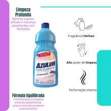 Azulim Porcelain Cleaner 750ml Lavender 2 Units - Màu xanh lam - Xem 3