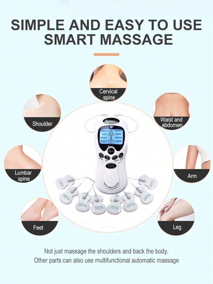 Electric Massage Instrument EMS Tense Machine Pulse Massager Tens