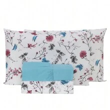 4-Piece Double Bed Sheet Set Percale 100% Cotton - CL03 - Ver 2