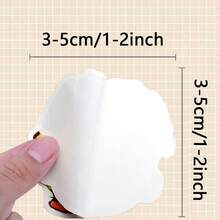 50 miếng/gói hình dán động vật dễ thương cho hành lý, điện thoại, cốc, máy tính xách tay chống nước sáng tạo tự làm - Màu Xám nhạt - Xem 5