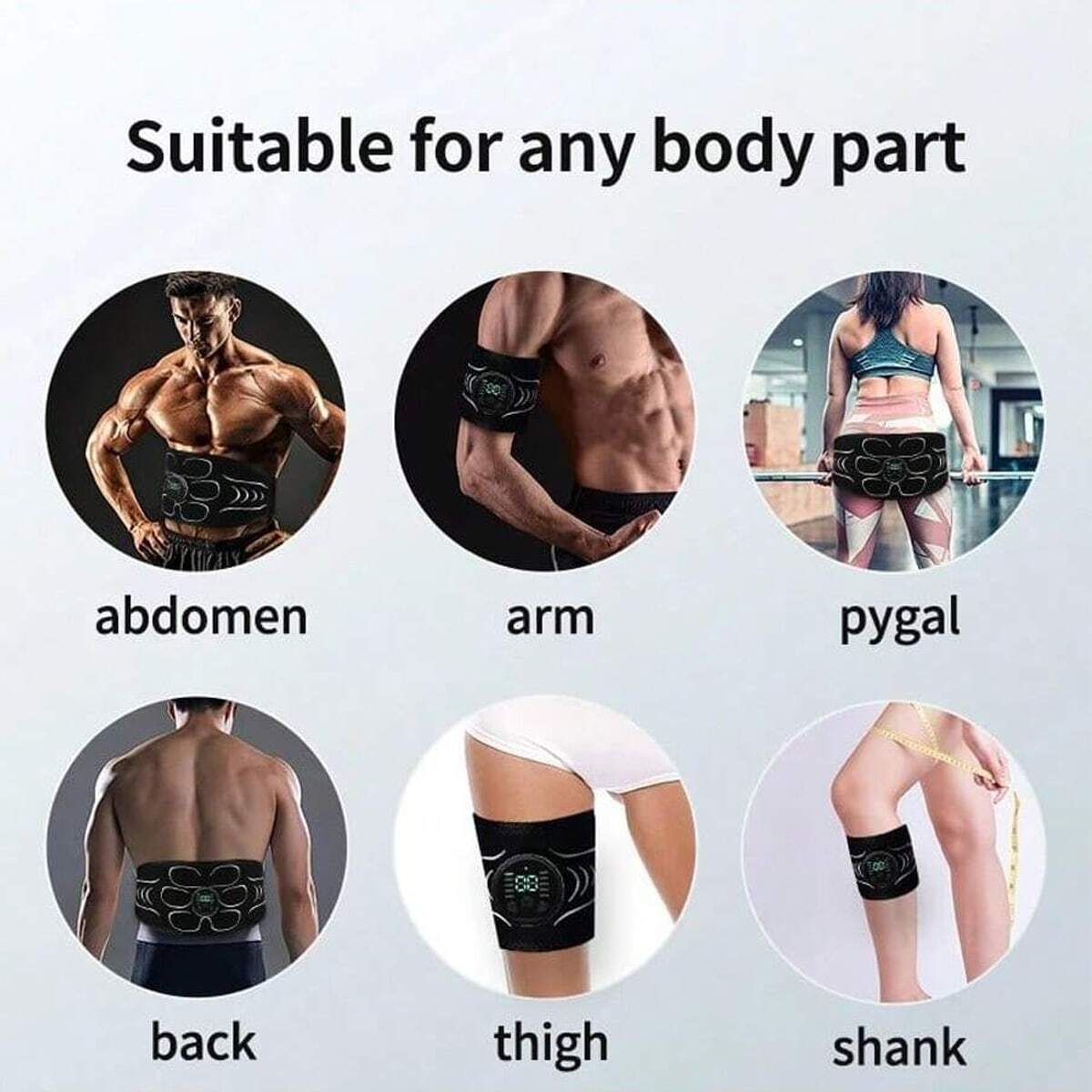 Cintura Vibrante EMS YangChen - Stimolatore Muscolare Abs Trainer Per Fitness A Casa - Foto 2