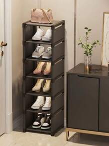 1 szt. 8-poziomowy prosty stojak na buty do domu, wielowarstwowa pyłoszczelna szafka na buty do pokoju w akademiku, salonu