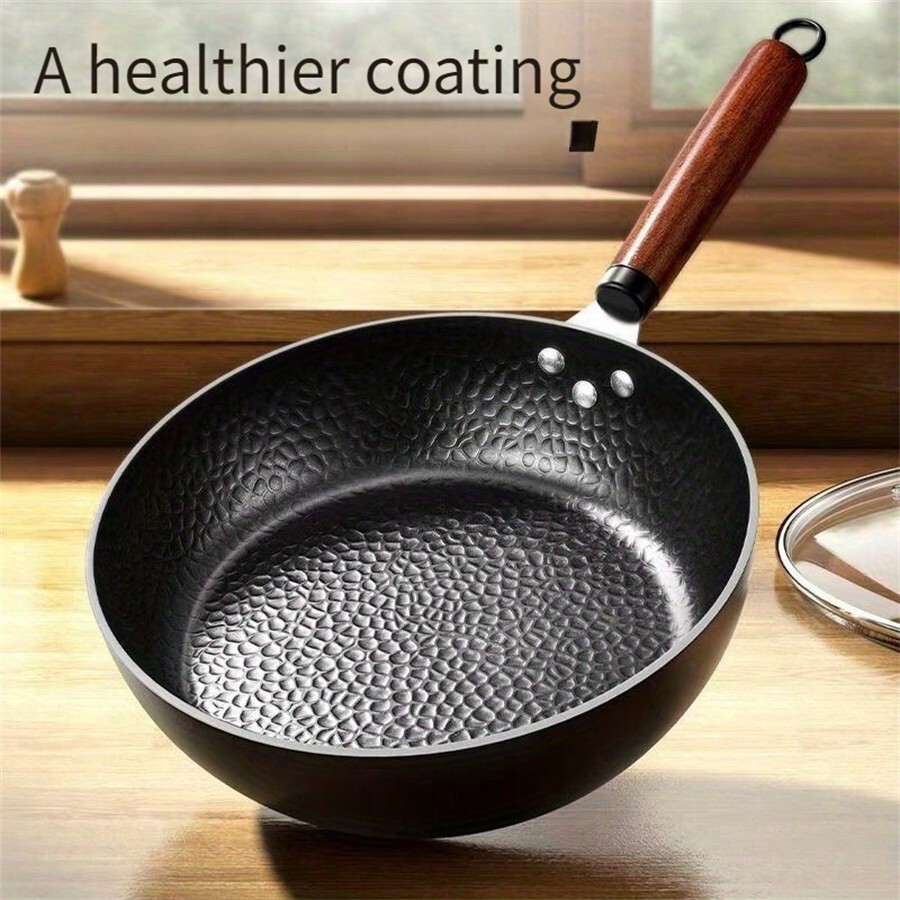Traditional Manual Iron Pan Frying Pan OldStyle Frying Pan NonCoating