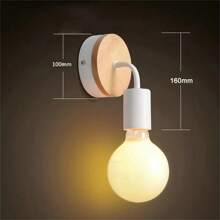 1pc Nordic Creative Personalized Modern Minimalist Zip Wall Lamp, Living Room Bedside Bedroom Study Room Corridor Wall Sconce (Excluding Lamp Bulb) - The Lamp Cup Wall Lamp Does Not Include the Bulb - View 13