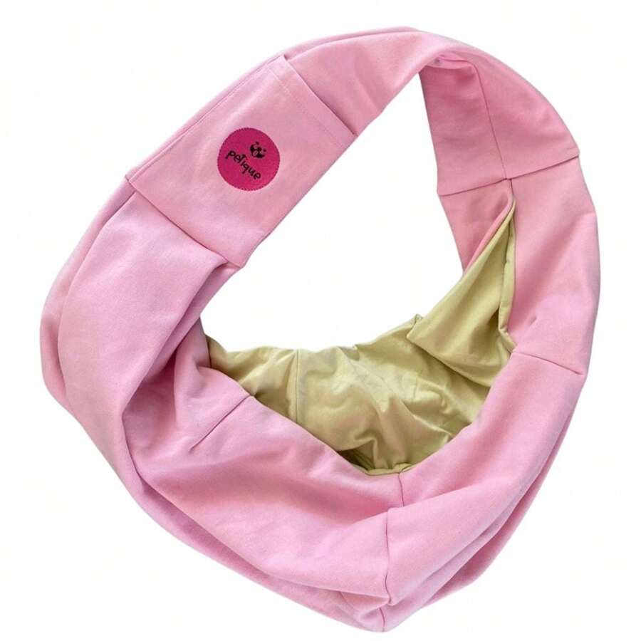 Kangaroo Sling Bag For Dogs And Cats Pet Transport - 淺粉色 - 查看 1