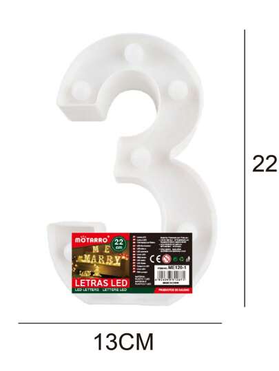 Dekoracyjna cyfra LED 3 najlepsze prezenty