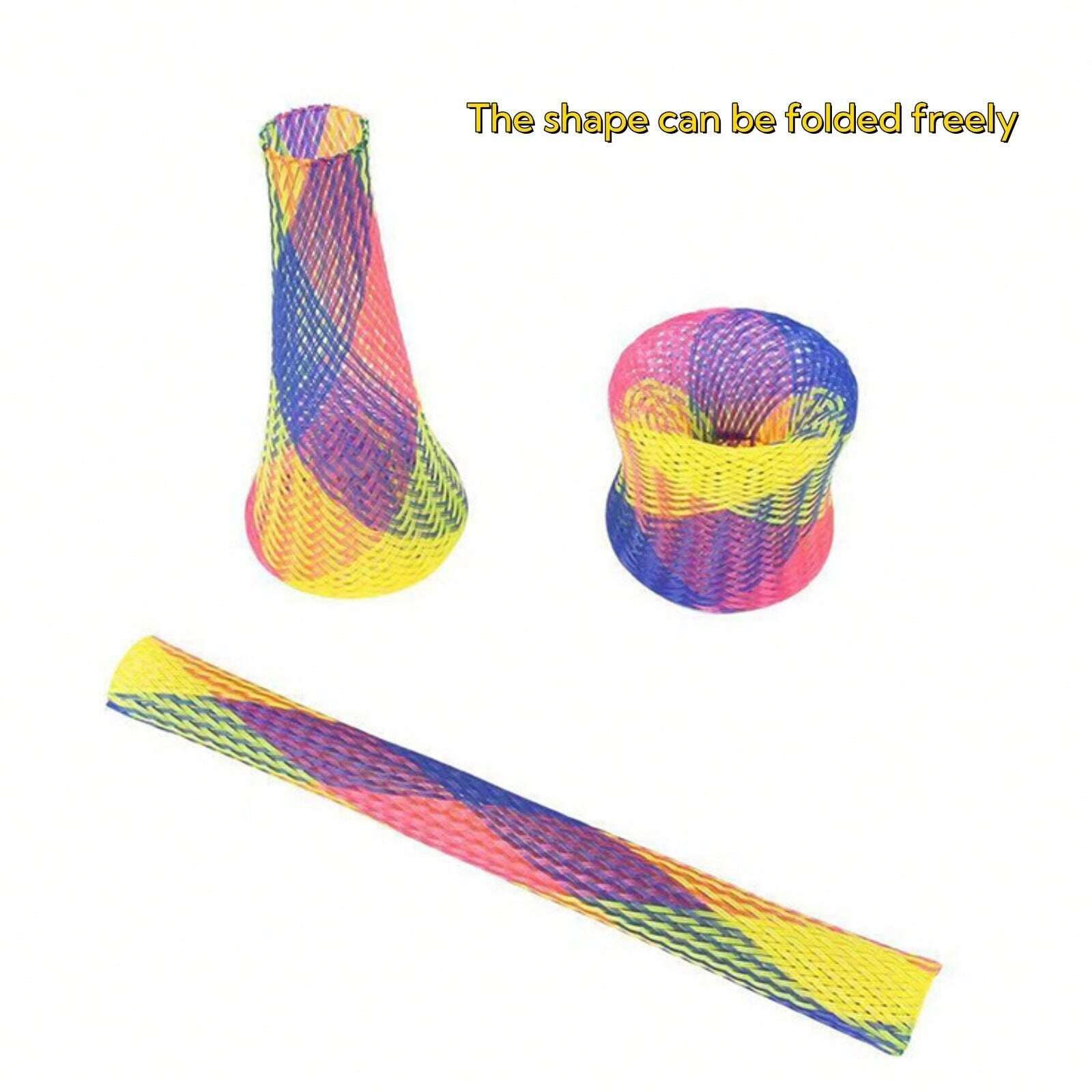 Cat Toy Cat Grinding Claws Biting Toy Telescopic Elastic Colorful