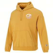 Puma 运动休闲针织印花卫衣 - 黃色 - 查看 3