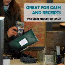 7 Pack Bank Deposit Bags With Zipper, Cash Bags With Zipper, Money Pouches For Cash With Zipper, Cash Register Bag, Money Pouch. - 7種顏色 - 查看 6