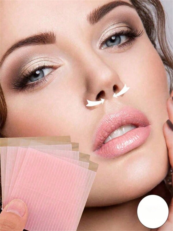 50 Stücke ultra unsichtbare Faser Doppelliddekorationsstreifen, natürlich aussehende Liftingeffekt Make-up Schönheitsaufkleber, wasserresistent, schweißfest, leicht anzubringen