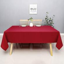 Tablecloth 2.20x1.50m 6 Seats Party Buffet Restaurant - 紅色 - 查看 3