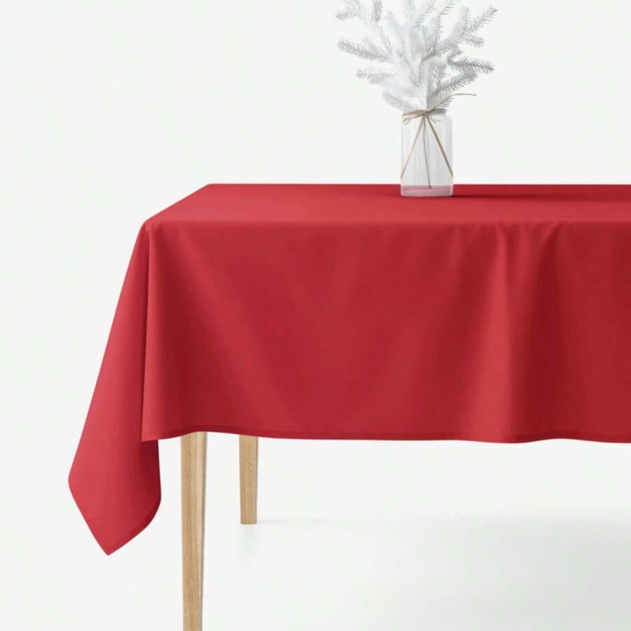 Tablecloth 2.20x1.50m 6 Seats Party Buffet Restaurant - 紅色 - 查看 1