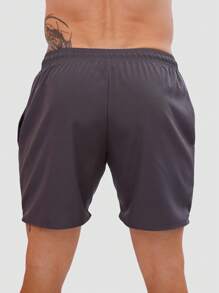 KIT 3 Men's Basic Resin Shorts With Pockets Training Gym Running