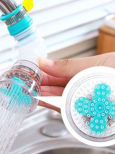 DeTODO Regadera Para Grifo Giratorio de 360 ​​° Flexible Para Tarja de Cocina, Lavabo y Lavadero