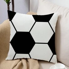 1pc/4pcs Daily Sports Football, Basketball, Baseball Printed Polyester Pillow Cover, Decorative Cushion Cover, 45x45cm, Without Pillow Inner Gifts Birthday Graduation - Multicolor - View 7