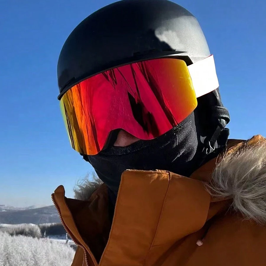 Kính trượt tuyết mới nhất năm 2024 có tròng kính hai lớp, tròng kính có thể tháo rời, chống sương mù, chống tia UV400, dành cho nam và nữ, kính trượt tuyết thể thao ngoài trời, chống tuyết, có chức năng bảo vệ mắt khỏi tia UV