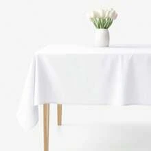 Tablecloth 2.20x1.50m 6 Seats Party Buffet Restaurant - White - View 1