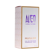 Perfume Alien Flora Futura para mujer EDT 2oz/60ml - Notas de salida: floral blanco, ámbar, amaderado, polvoriento y suave picante.