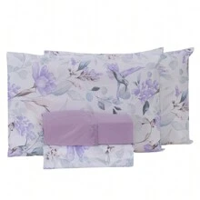 4-Piece Double Bed Sheet Set Percale 100% Cotton - CL10 - 查看 2