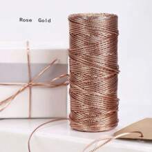 1 Cuộn 1,5mm 100M Dây Macrame Vàng Bạc Dây Thừng Cho May Vá DIY Dây Thừng Ruy Băng Thủ Công Dây Thừng Xoắn Chỉ Trang Trí Nhà Giáng Sinh, Giáng Sinh Ngày Valentine - nhiều màu - Xem 9