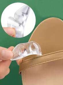 2pcs Anti-Slip Metatarsal Pads, Transparent Semi-Size Invisible Insoles, Non-Slip Wear-Resistant Insoles For High Heels Women Pumps And Men Sneakers Shoes Summer Daily Wear