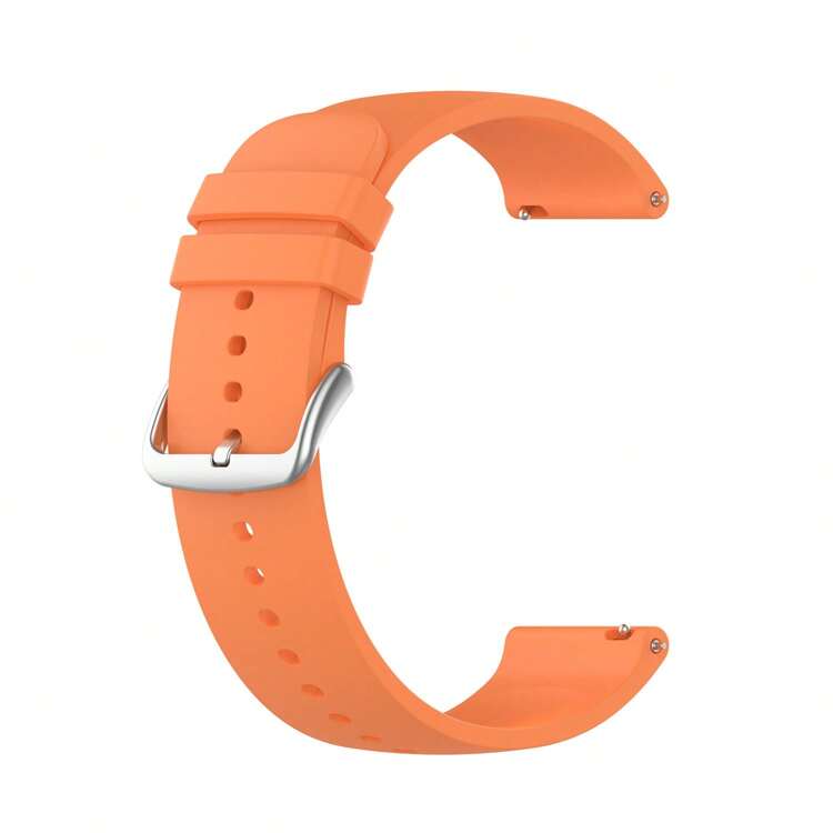 20mm 22mm Silicone Strap Compatible With Samsung Galaxy Watch 7/6/5/4 40 44mm Gear Band Vintage Bracelet For Miband Redmi Watch 3Lite/Active - 22mm - View 21