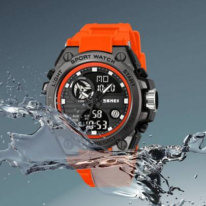  Đồng hồ thể thao thanh lịch chống nước SKMEI 2360 Dual Time