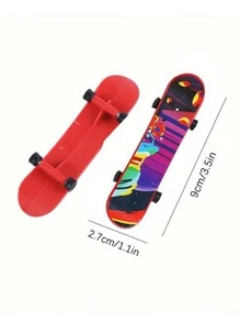 20/15/10/5 Stück Mini, süße Teen Finger Skateboards, Karnevals Party Bevorzugungen, Geburtstags Stressabbau Finger Spielzeug (Zufällige Farbe & Stil, kann vom Bild abweichen)