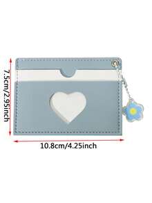 1 chiếc hộp đựng thẻ cứng họa tiết trái tim sang trọng - Thiết kế bền, nhỏ gọn, dễ dàng mang theo - Phụ kiện hoàn hảo để đựng thẻ sinh viên, thẻ ăn, thẻ đi lại và nhiều thứ khác - Nhiều màu - Xem 3