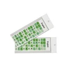 Adesivo para Teclado em Inglês, Substituição de Letras de Teclados em Inglês, Adesivos com Cor Macaron para Teclado de Computador e Laptop, Adesivos de Computador Fofos, Adesivos para Laptop