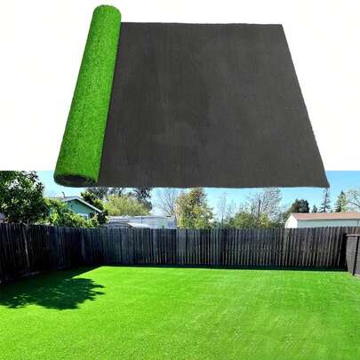 1 pieza Alfombra de césped artificial, césped falso para exteriores para decoración interior, balcón, artículos esenciales de playa, juegos acuáticos