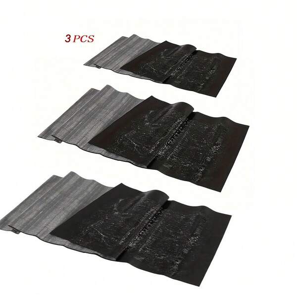 3-Pack Powerful Adhesive Glue Traps For Mice, Extra Strong Sticky Rat Traps For Indoor & Outdoor Use, Pre-Baited Pest Control For Home, Kitchen, Garage, Office, Warehouse (1.2m/47.5in)