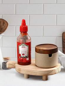 1 khay đựng nến thơm đơn giản, khay trang trí gia dụng sang trọng sáng tạo Nordic Ins, khay đựng đồ bằng gỗ nguyên khối. - Nhiều màu - Xem 4