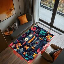 1 Cái, Phim Hoạt Hình Mỹ Quái Vật Hoạt Hình Hài Hước, Phong Cách Ins Thời Trang Và Sáng Tạo Đơn Giản, Thảm Khu Vực Mềm Chống Trượt Có Thể Giặt Được, Thích Hợp Cho Phòng Khách, Phòng Ngủ, Nhà Bếp, Phòng Tắm, Nhà Vệ Sinh, Cửa Ra Vào, Sân Trong, Thảm Sàn Trang Trí Phổ Thông Bốn Mùa, Trang Trí Nhà Cửa - Nhiều màu - Xem 5