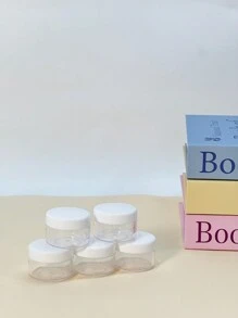 1pc/5pcs/10pcs Bộ chai du lịch 5g/10g/15g/20g, Dùng cho gia đình & sử dụng hàng ngày, Phụ kiện du lịch thiết yếu, Hộp đựng có nắp vặn, Dùng cho sản phẩm làm đẹp, Tinh dầu, Dùng cho sữa tắm/dầu xả/dầu gội/sữa rửa mặt/xà phòng rửa tay/xà phòng rửa chén/kem dưỡng da - trắng - Xem 12