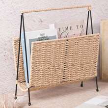Magazine Newspaper Magzine Basket Book Rack Free Standing Storage Rack Holder