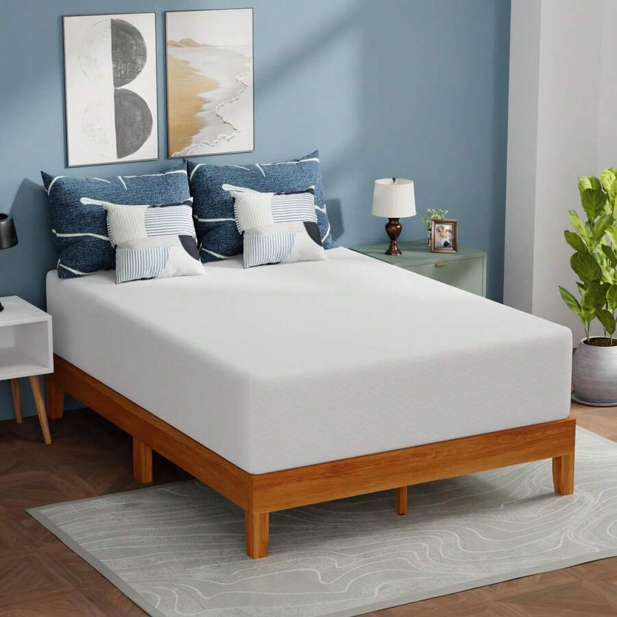 Gel Memory Foam MediumFirm Mattress For Pressure Relief & Soundly